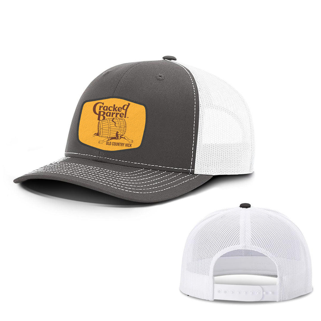 Cracked Barrel Old Country Hick Leather Patch Hats