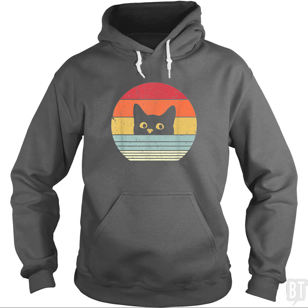 Cat Retro Style Hoodie