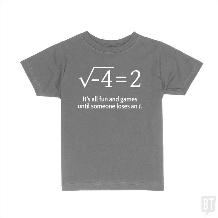 Funny Math Kids Shirt