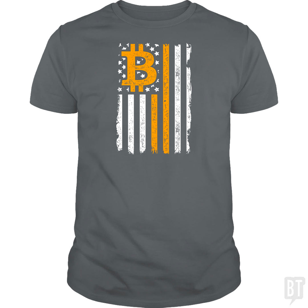Bitcoin US Flag