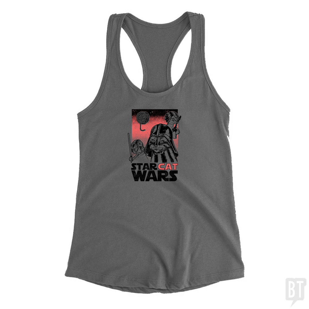 Star Cat Wars Tank Top