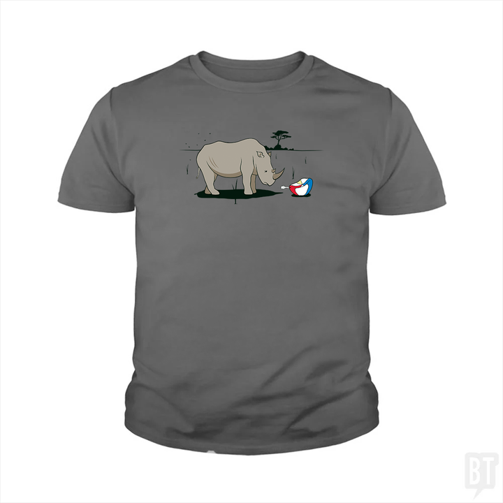Sad Rhino Kids Shirt