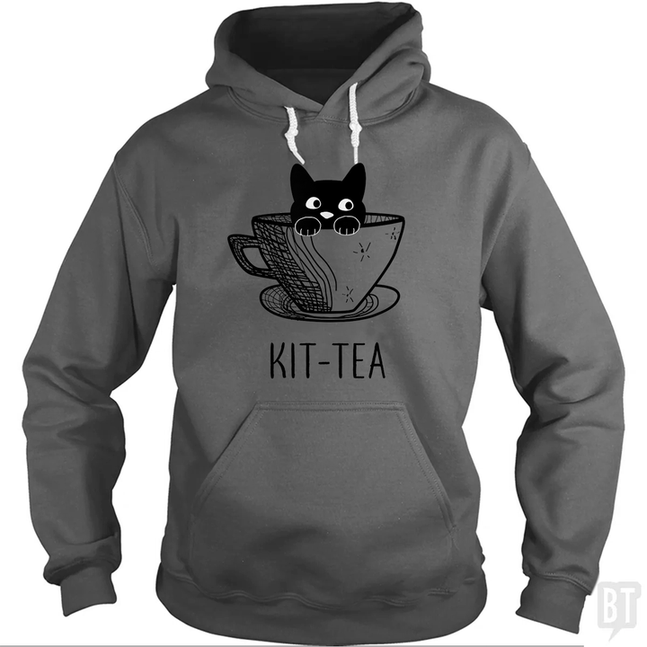 Kit-Tea Funny Cat Lover Hoodie