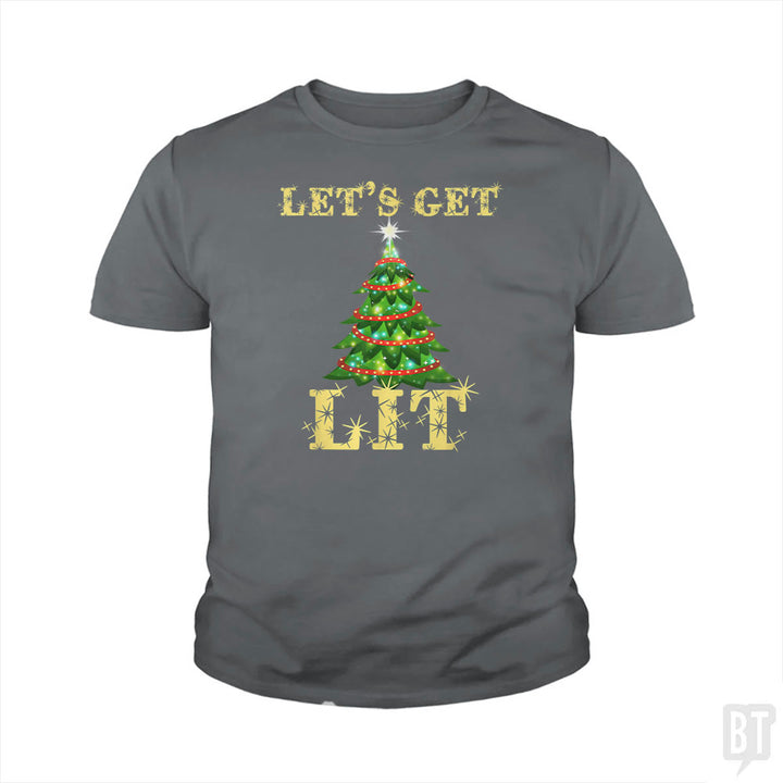 Let's Get Lit Kids Shirt