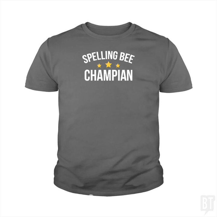 Spelling Bee Champion Kids Shirt