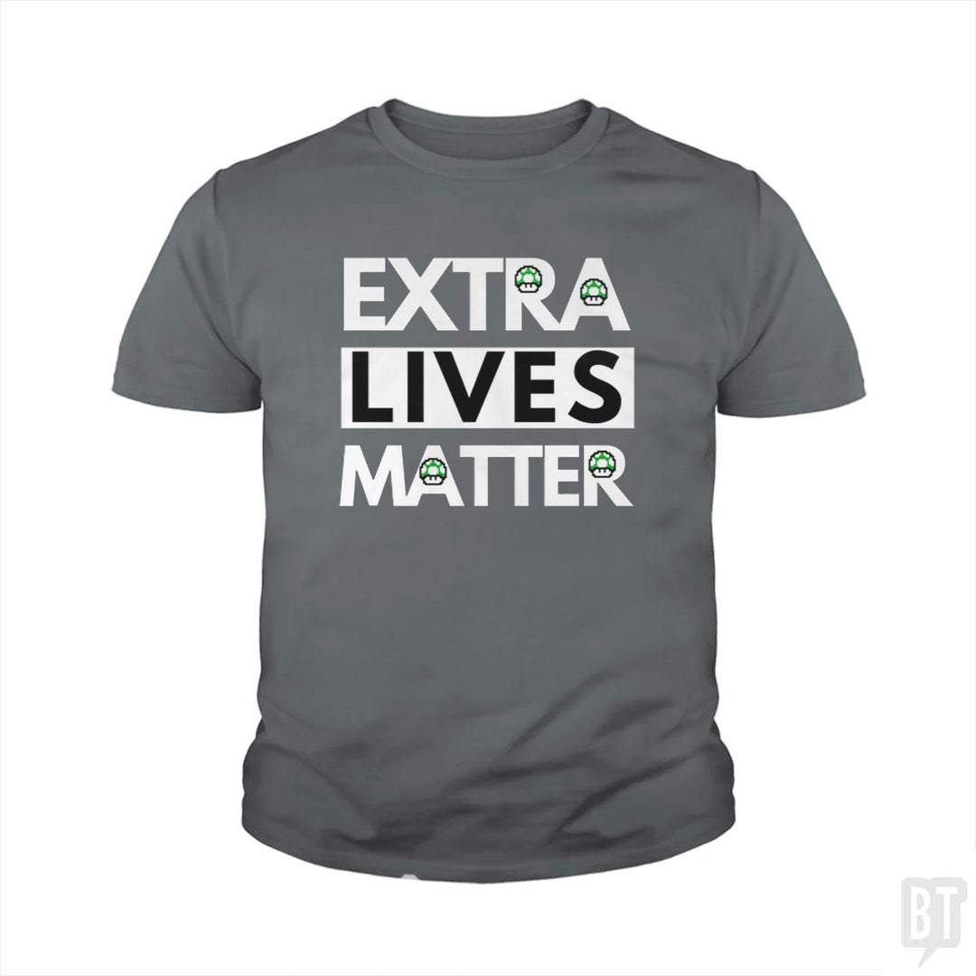 Extra Lives Matter Kids Shirt