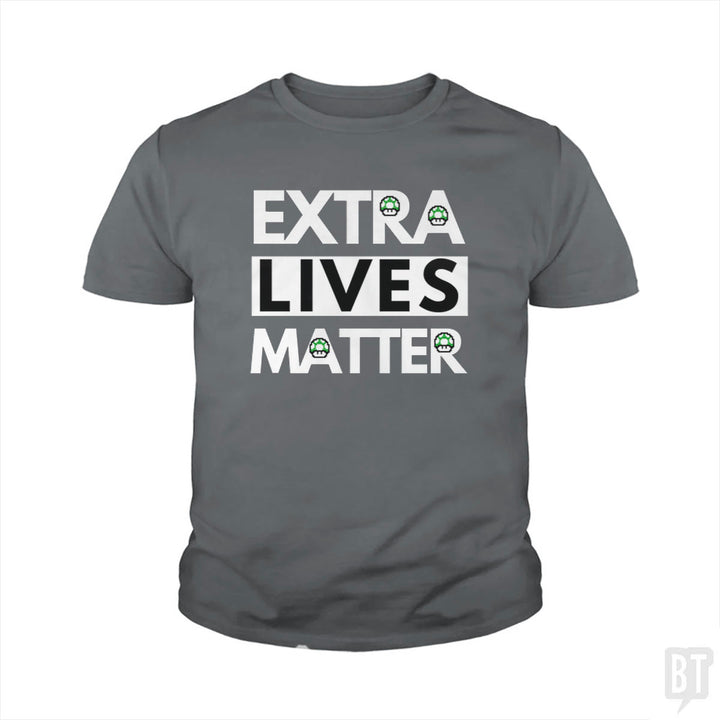 Extra Lives Matter Kids Shirt