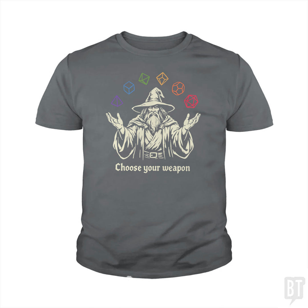 Wizard Weapon Kids Shirt