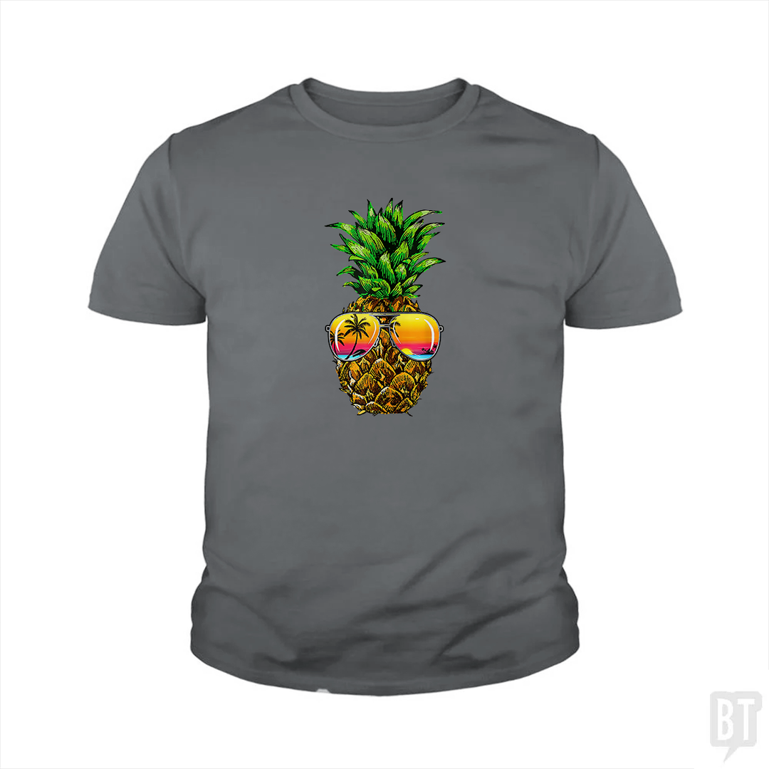 Sunglasses Pineapple Kids Shirt