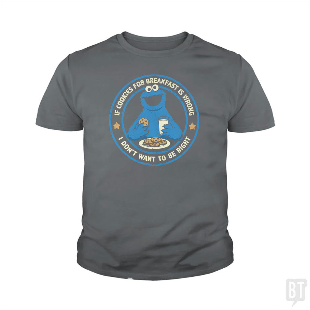 Breakfast Cookies Kids Shirt