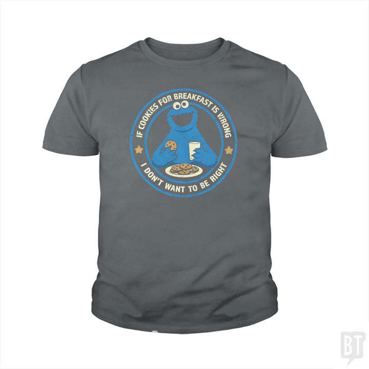 Breakfast Cookies Kids Shirt