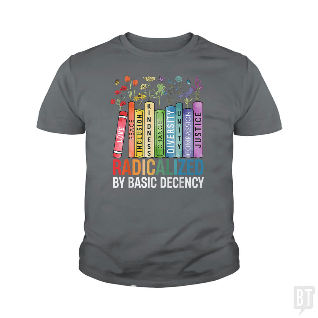 Book Flower Kids Shirt