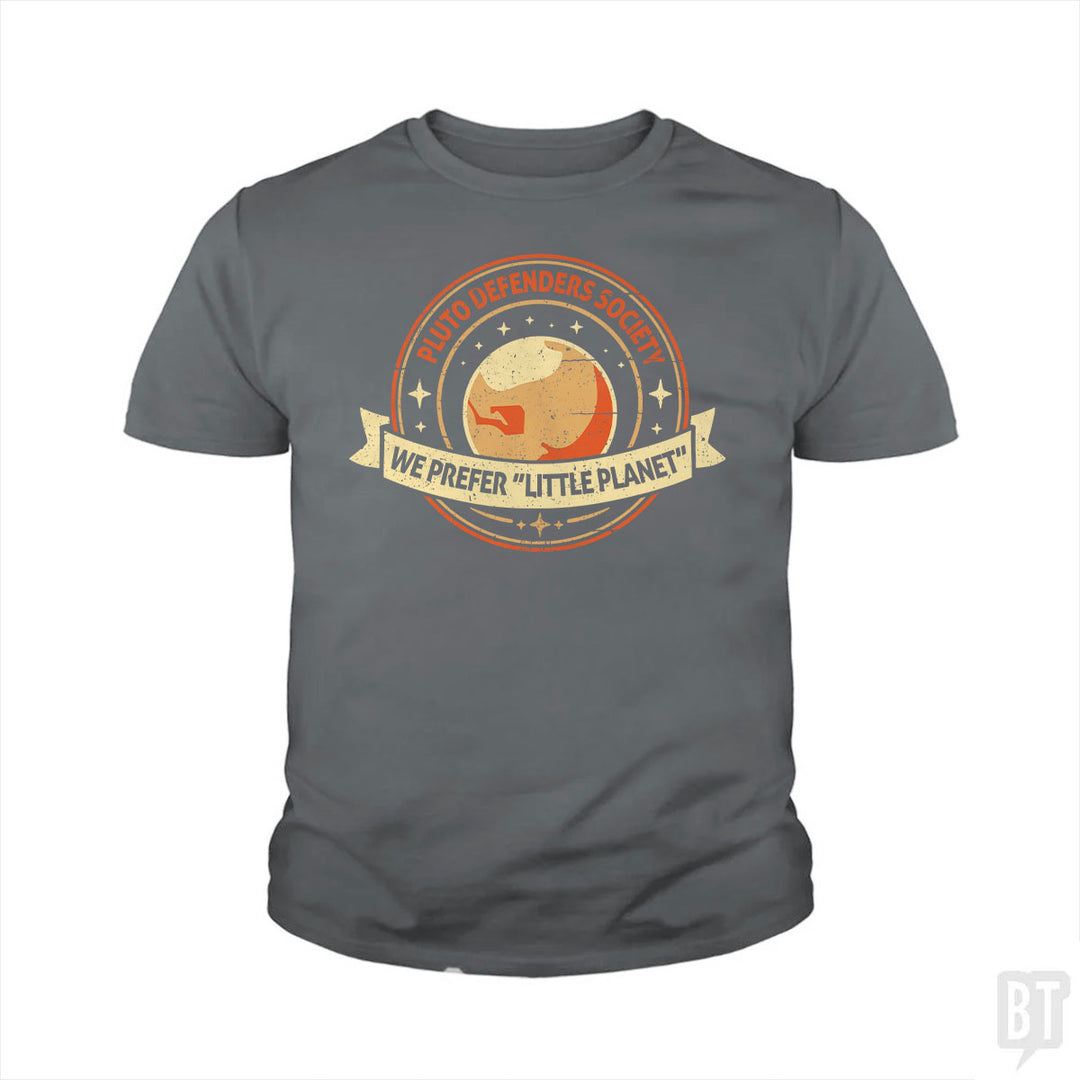 Pluto Defenders Society Kids Shirt