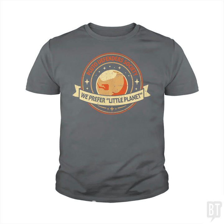 Pluto Defenders Society Kids Shirt