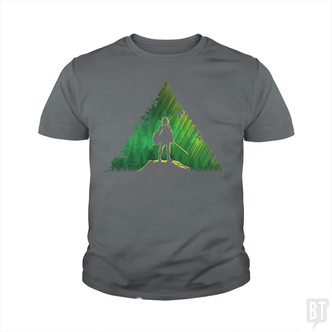 Link In A Forest Kids Shirt