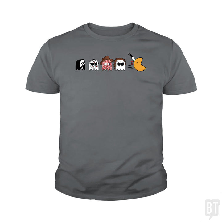 Halloween Horror Characters Kids Shirt