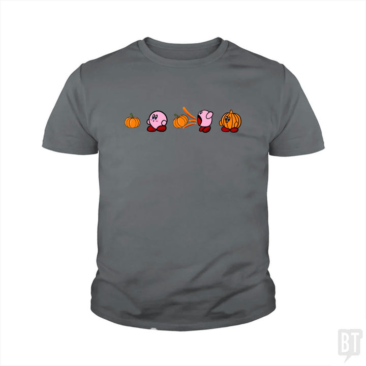 Kirby Pumpkin Kids Shirt