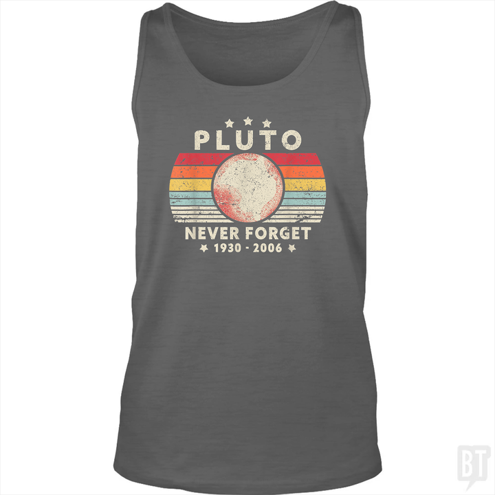 Never Forget Pluto Tank Top