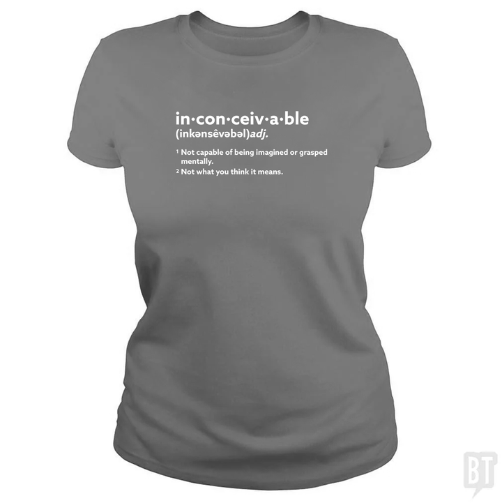 Inconceivable Definition