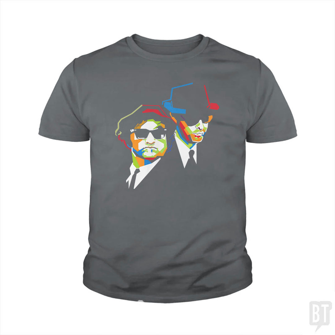 Blues Brothers Cubism Kids Shirt