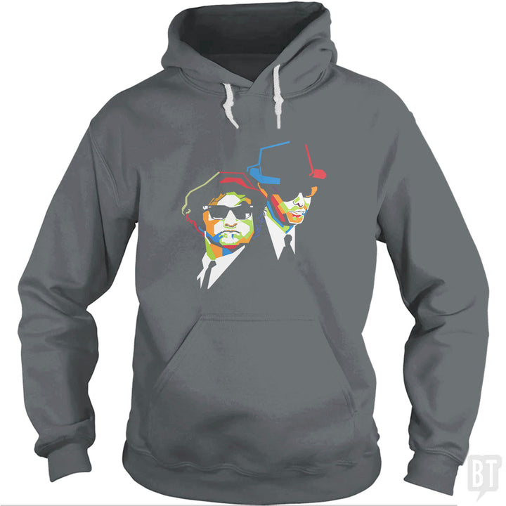 Blues Brothers Cubism Hoodie