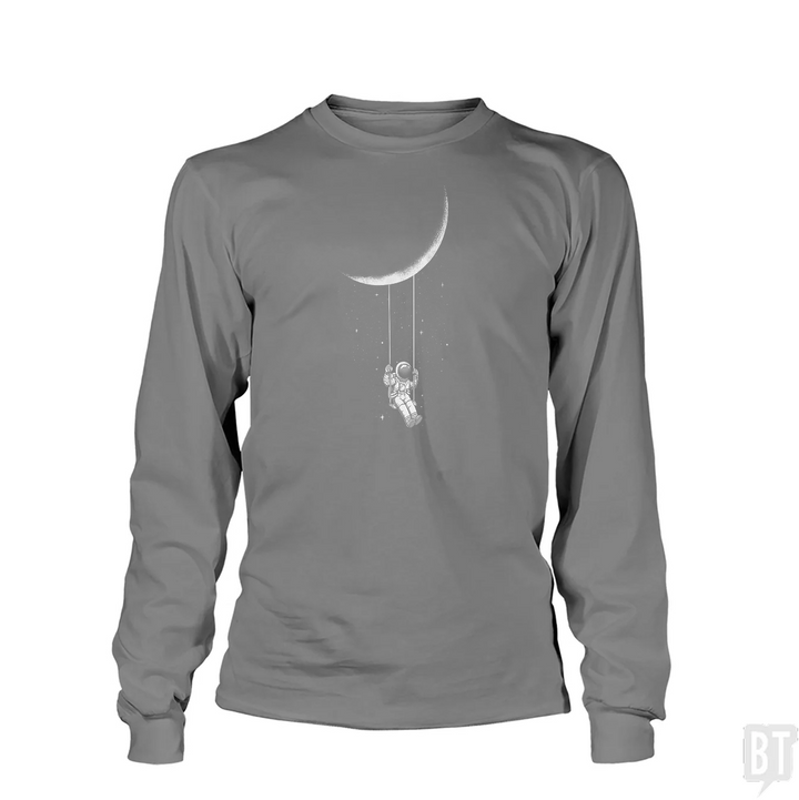 Astronaut on Moon Swing Long Sleeve
