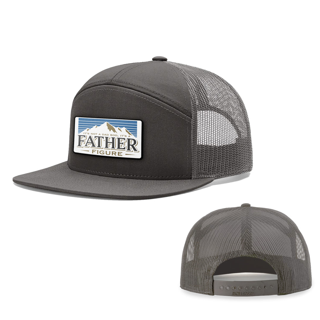 Dad Bod Father Figure Patch 7 Panel Hats