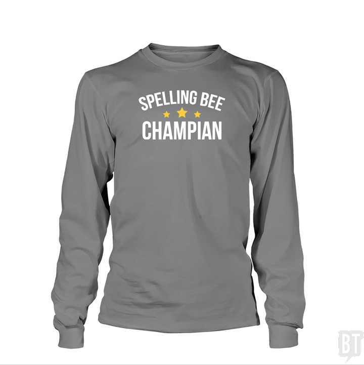 Spelling Bee Champion  Long Sleeve