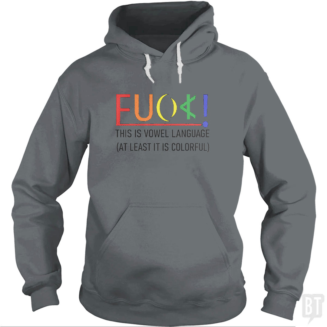 Colorful Language Hoodie