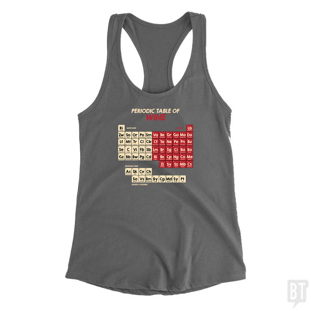 Periodic Table Of Wine Tank Top