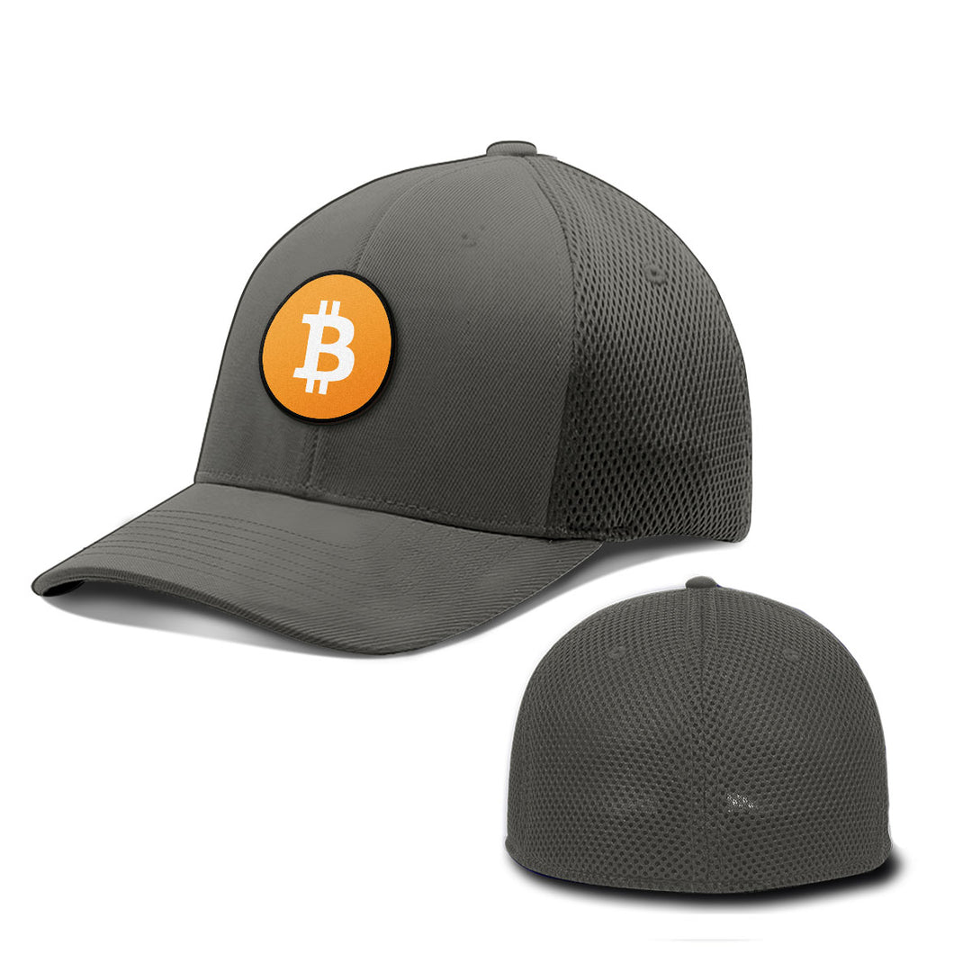 Bitcoin Logo Patch Hats