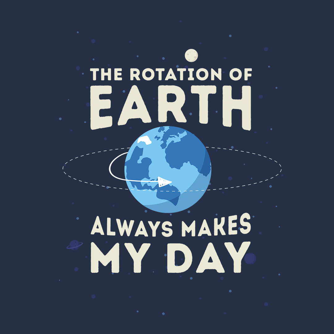 Earth Rotation Kids Shirt