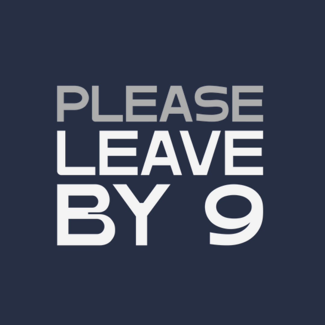 Please Leave By 9 Kids Shirt