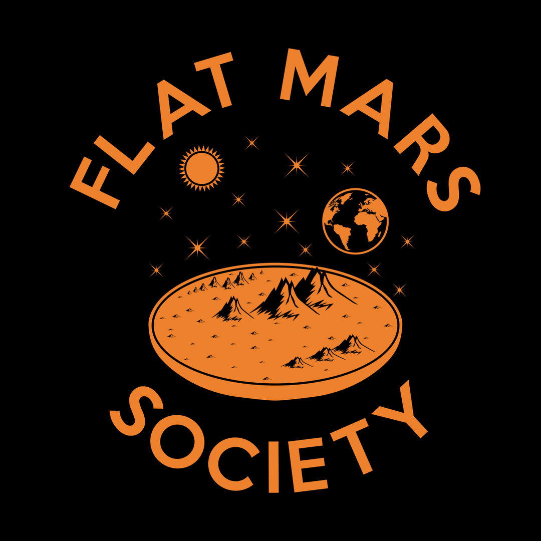 Flat Mars Society Baby One-Piece