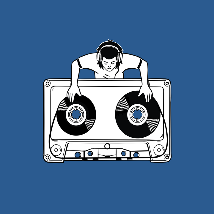 Retro DJ Baby One-Piece