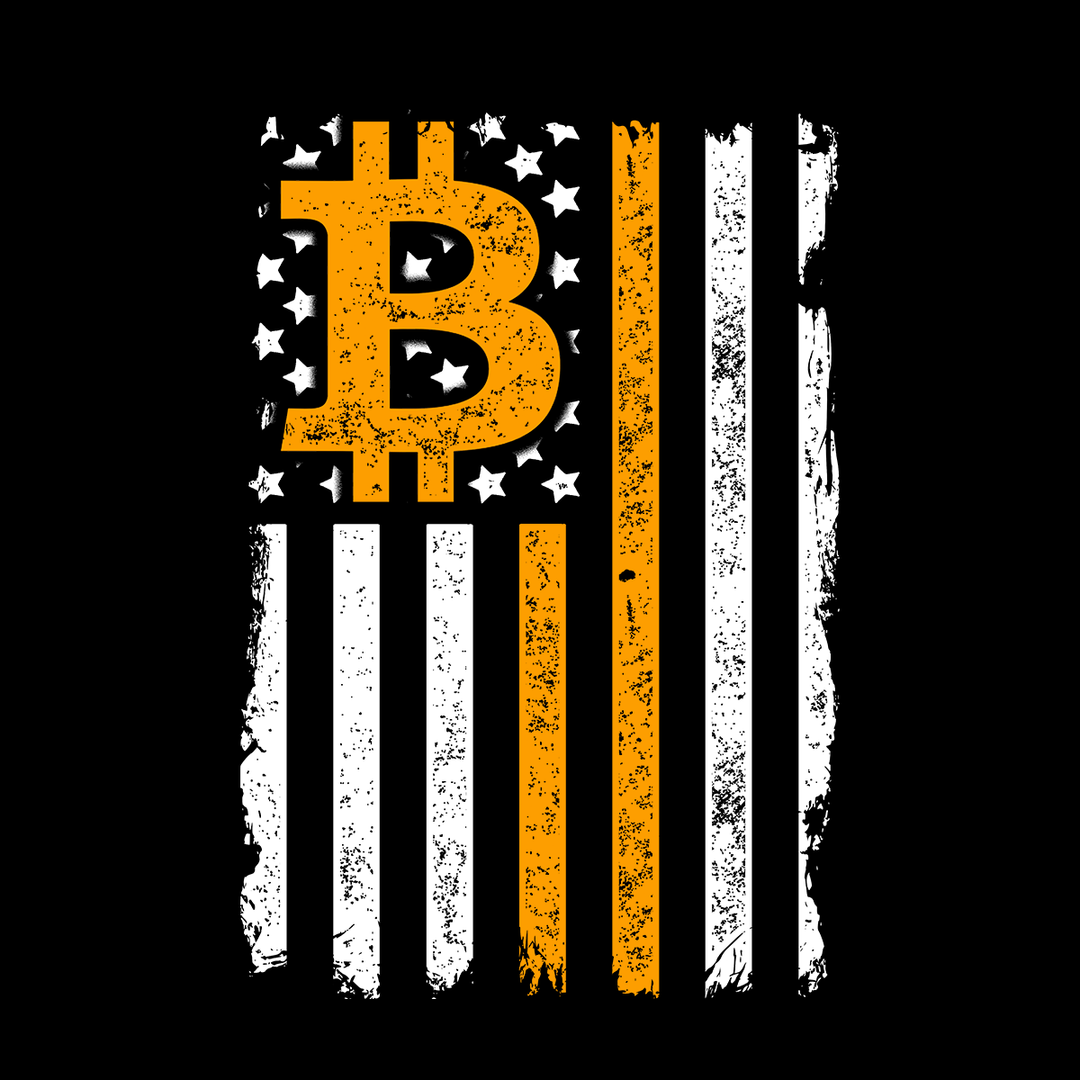 Bitcoin US Flag Baby One-Piece
