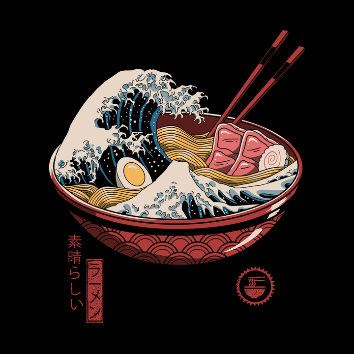 Great Ramen Wave Long Sleeve
