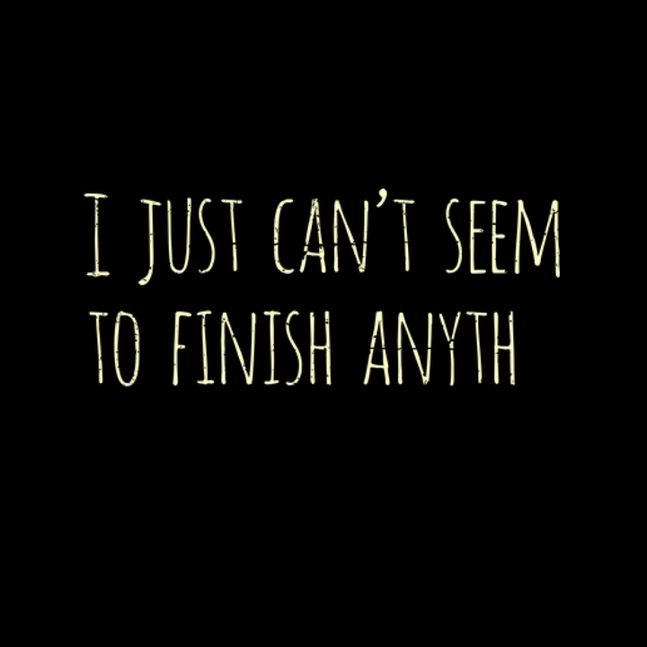 Can't Finish Anyth Tank Top