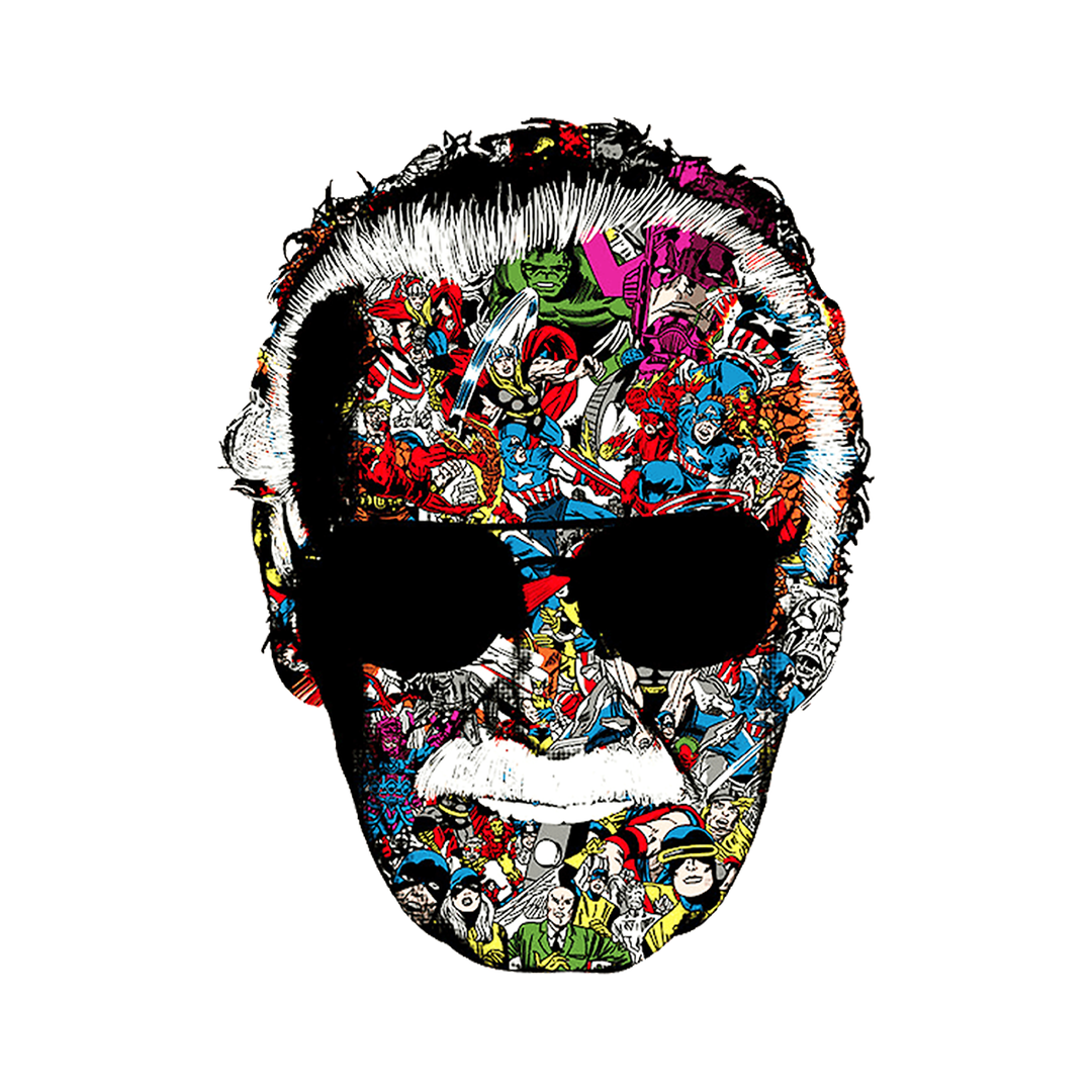 Stan Lee Man of Many Faces Hoodie