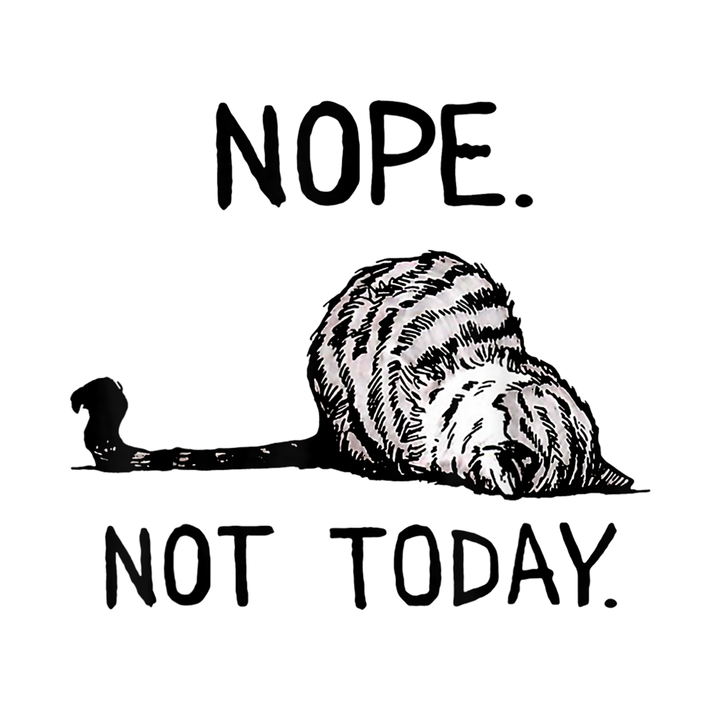 Nope Not Today Cat Baby One-Piece