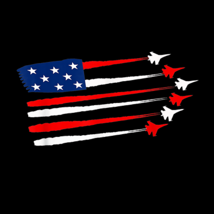 Fighter Jet American Baby One-Piece