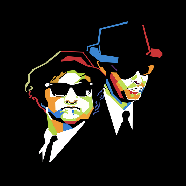 Blues Brothers Cubism Tank Top