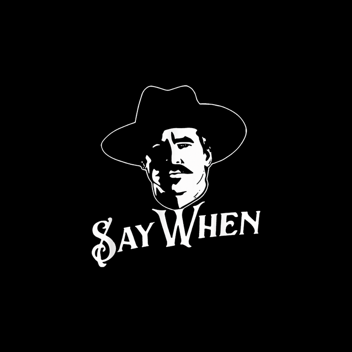 Say When Tombstone Kids Shirt