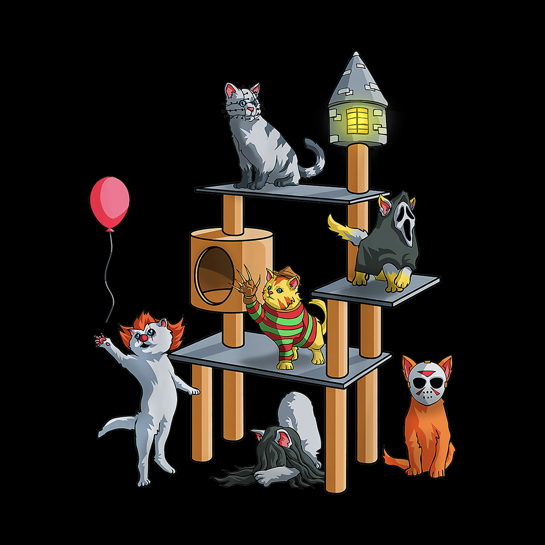 Cat Horror Movies Tank Top