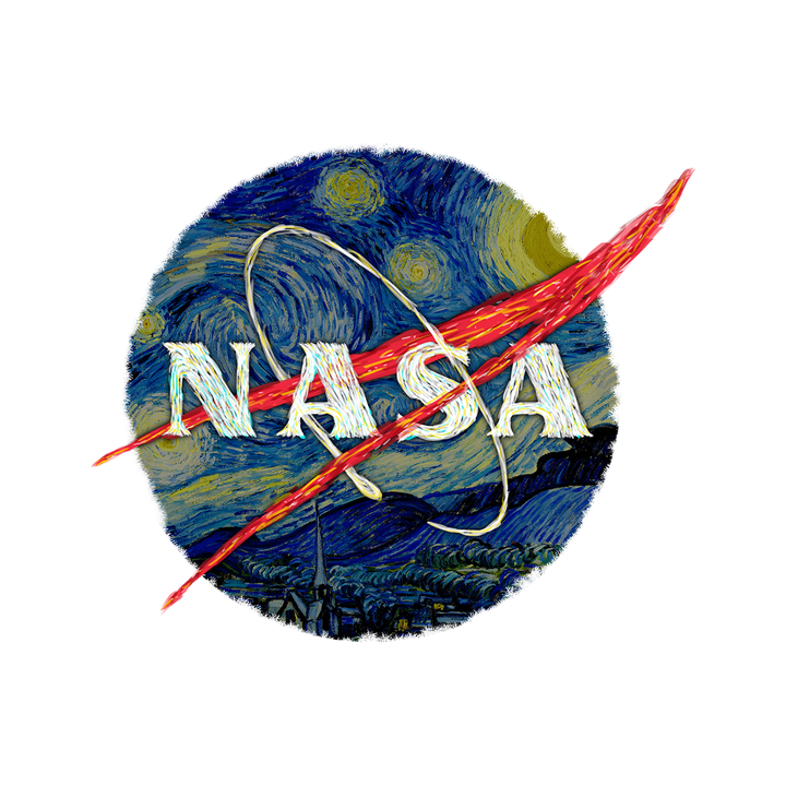 NASA Starry Night Kids Shirt