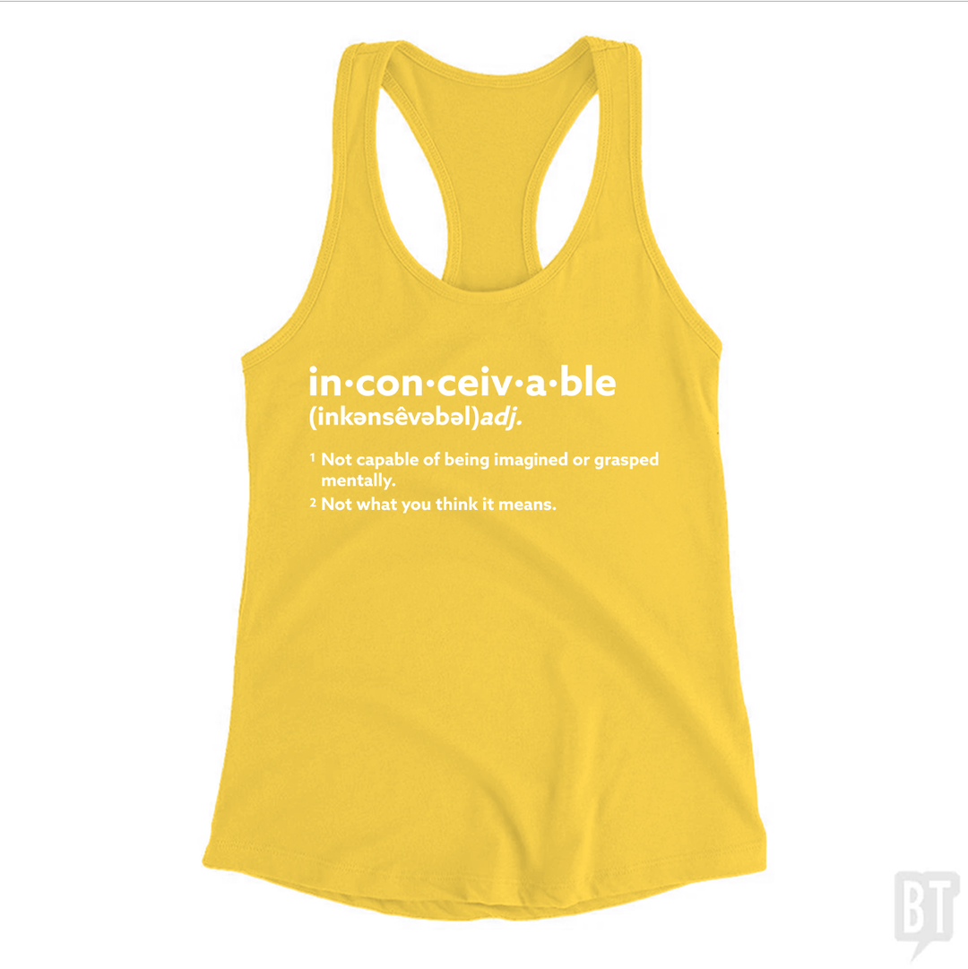 Inconceivable Definition Tank Top