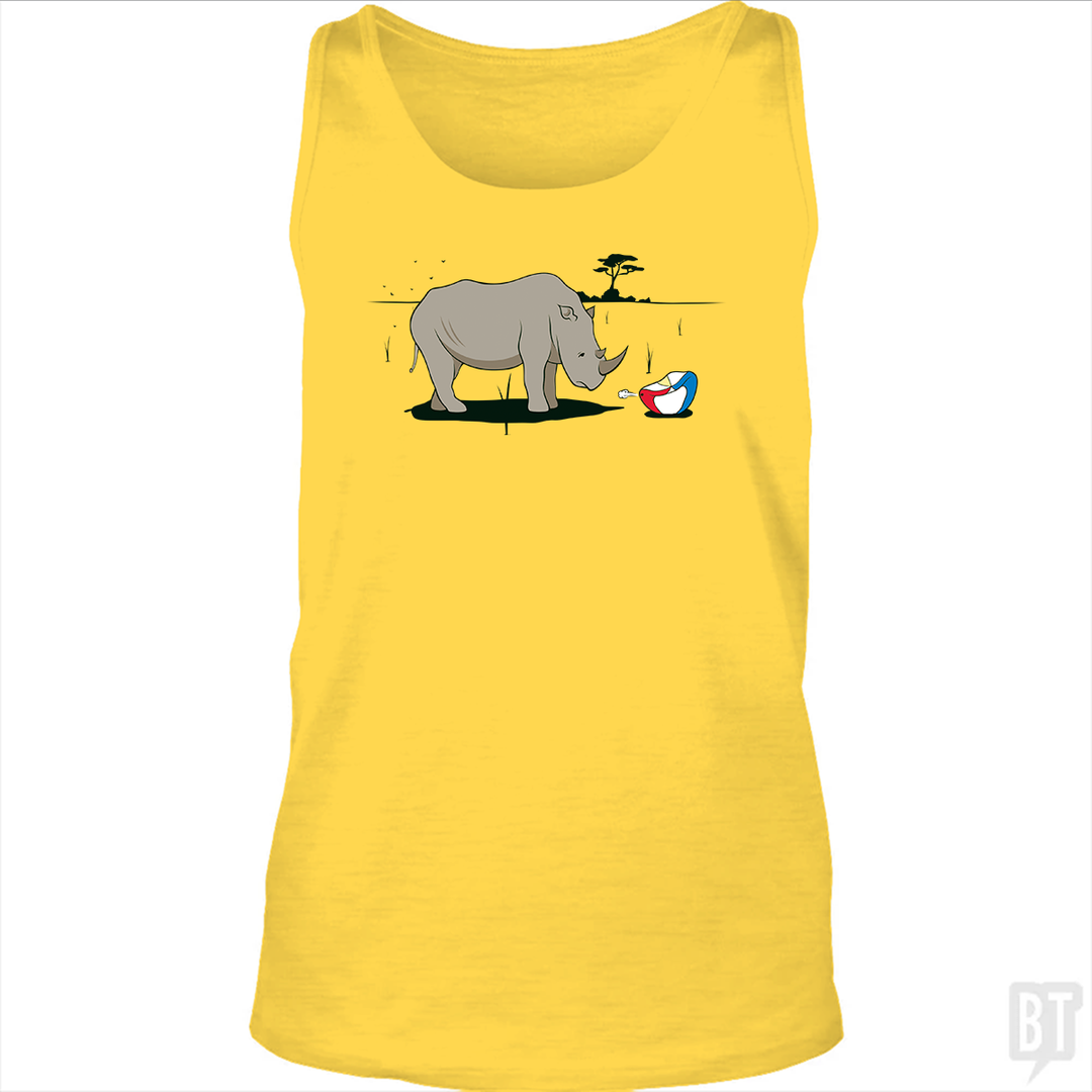 Sad Rhino Tank Top