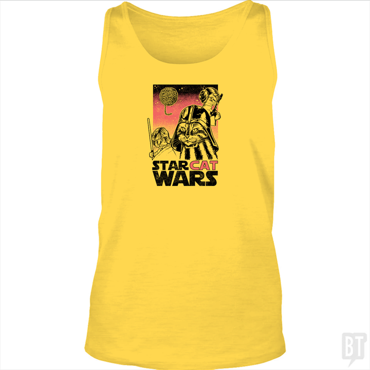 Star Cat Wars Tank Top