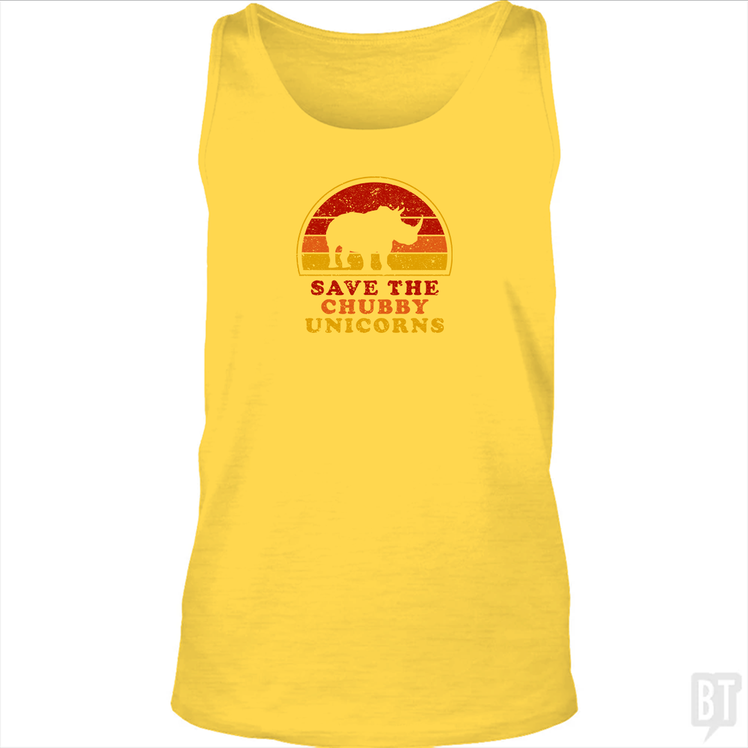 Save The Chubby Unicorns Tank Top