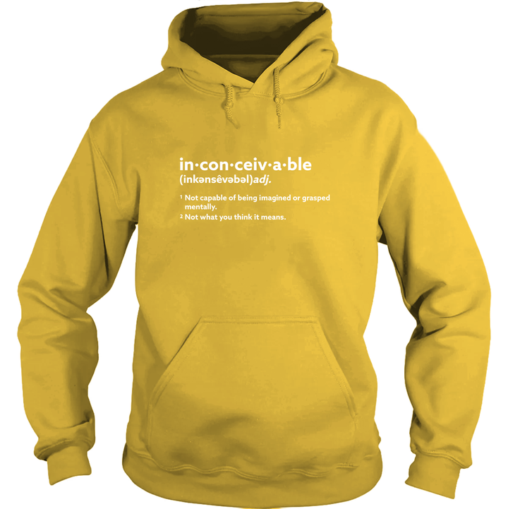 Inconceivable Definition Hoodie